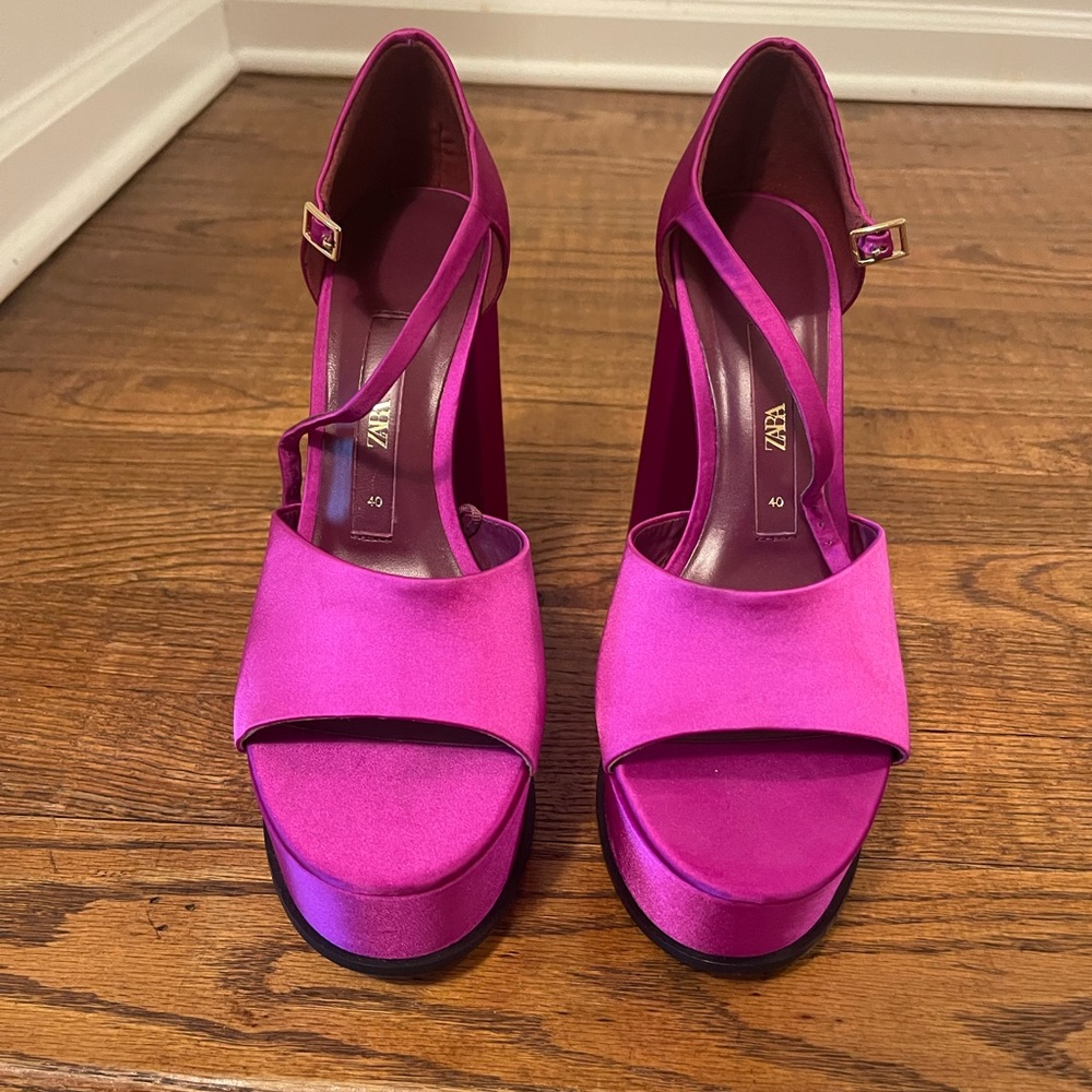 Barbie Chunky Platform Pink Heel